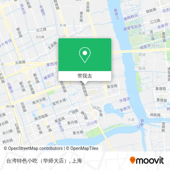 台湾特色小吃（华师大店）地图