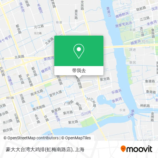 豪大大台湾大鸡排(虹梅南路店)地图
