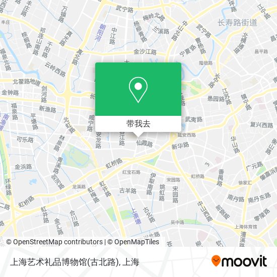 上海艺术礼品博物馆(古北路)地图