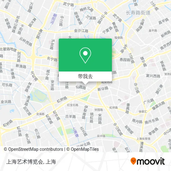上海艺术博览会地图