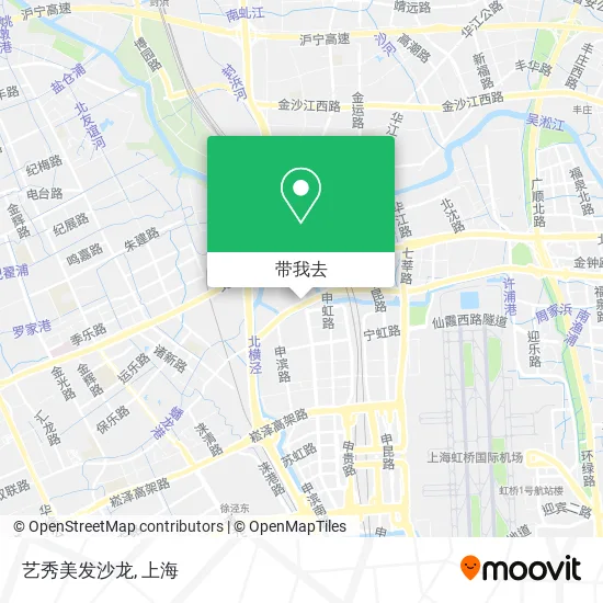 艺秀美发沙龙地图