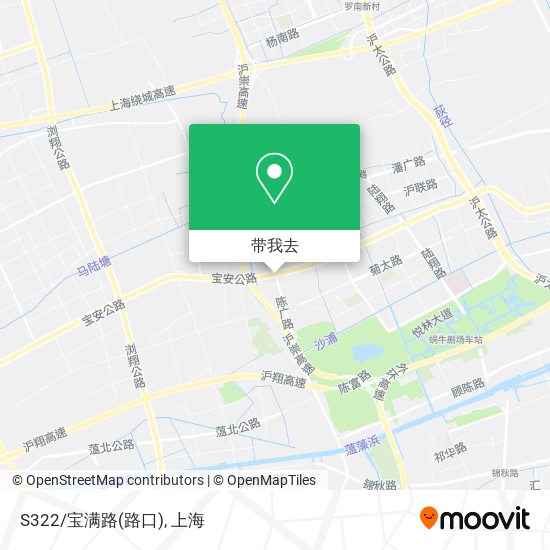 S322/宝满路(路口)地图