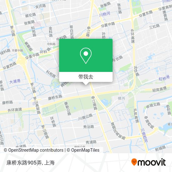 康桥东路905弄地图