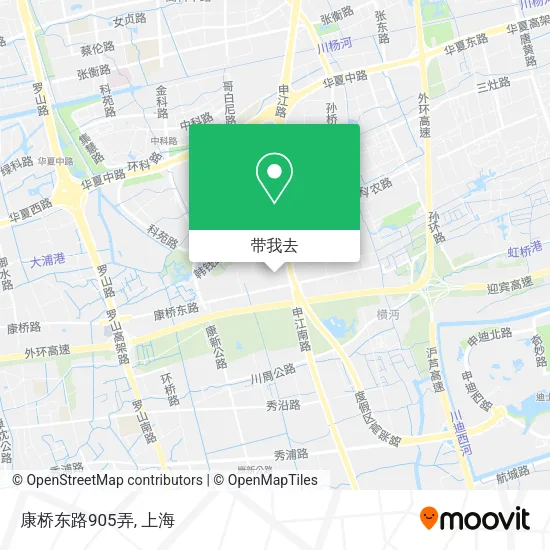 康桥东路905弄地图