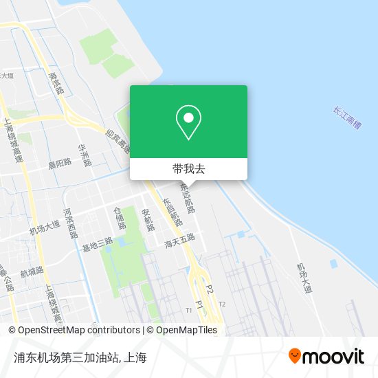 浦东机场第三加油站地图