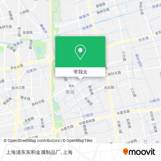上海浦东东和金属制品厂地图