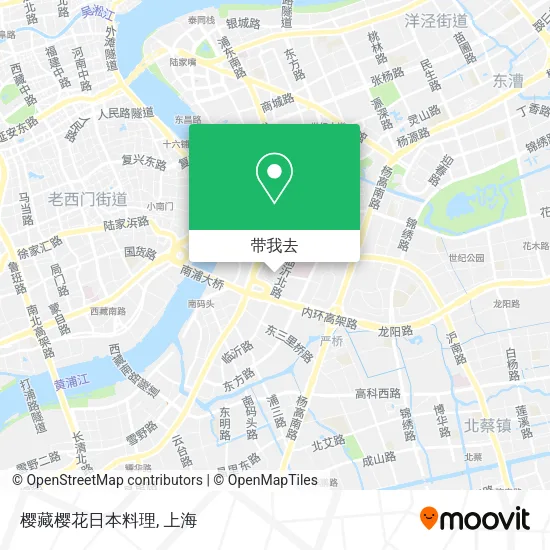 樱藏樱花日本料理地图