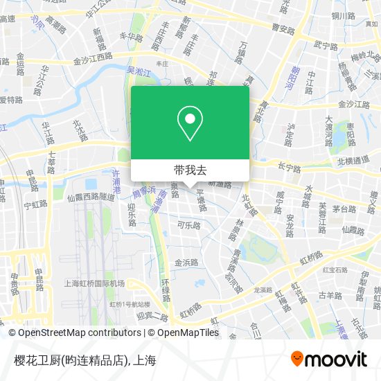 樱花卫厨(昀连精品店)地图