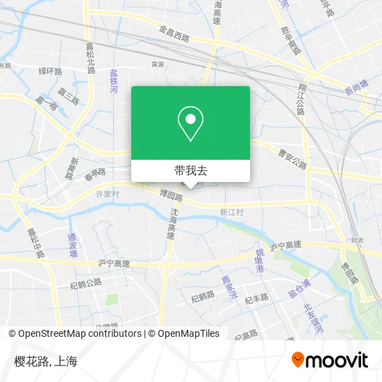 樱花路地图