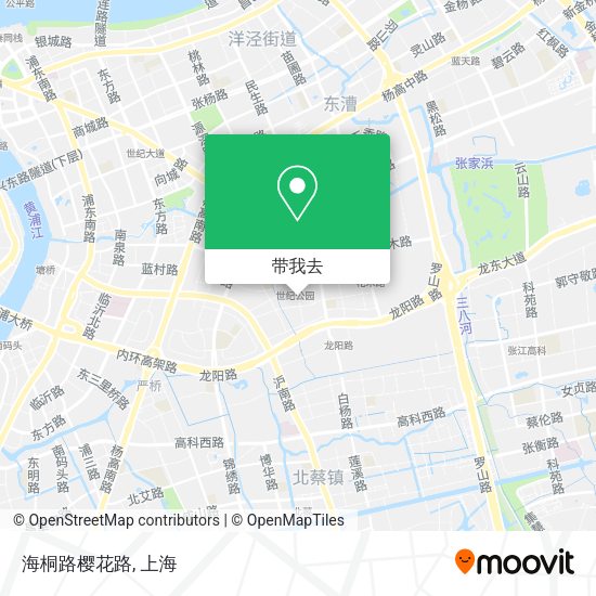 海桐路樱花路地图
