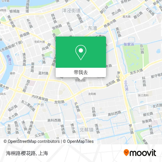 海桐路樱花路地图