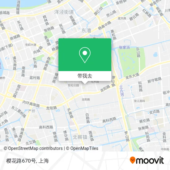 樱花路670号地图