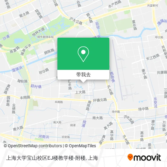 上海大学宝山校区EJ楼教学楼-附楼地图