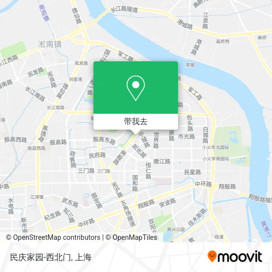 民庆家园-西北门地图