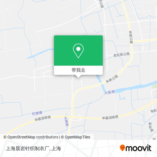 上海晨岩针织制衣厂地图