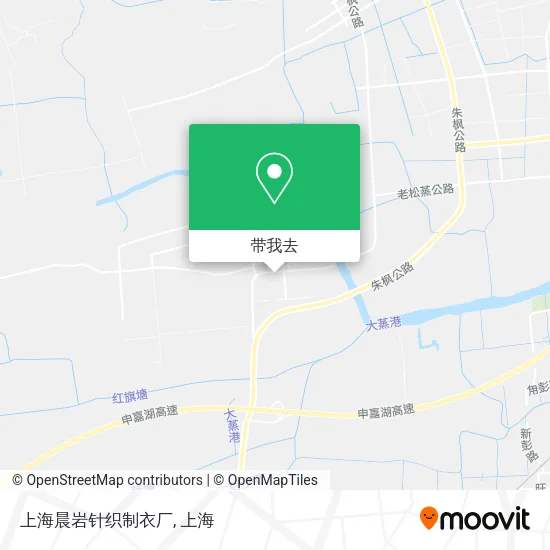 上海晨岩针织制衣厂地图