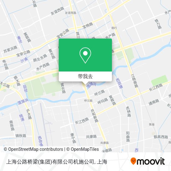 上海公路桥梁(集团)有限公司机施公司地图