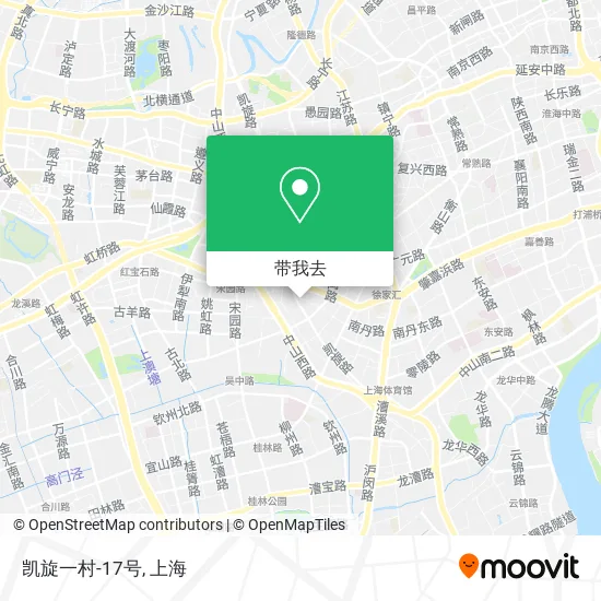 凯旋一村-17号地图
