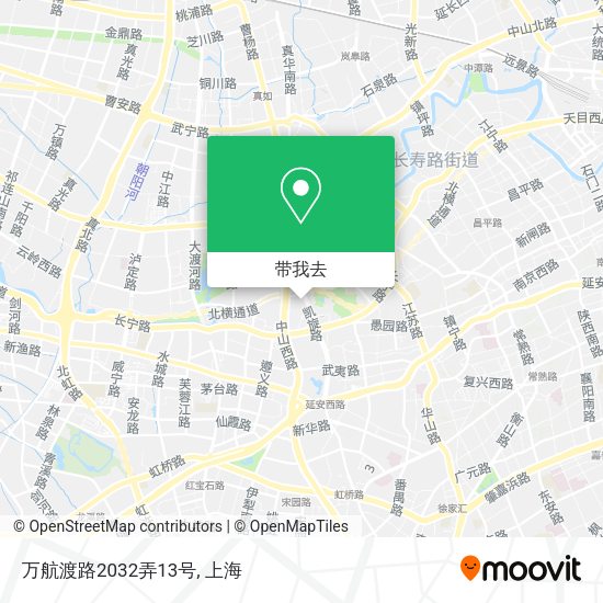 万航渡路2032弄13号地图