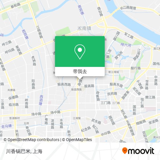 川香锅巴米地图