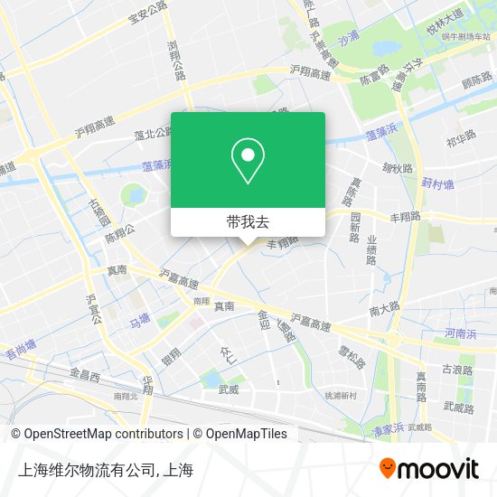 上海维尔物流有公司地图