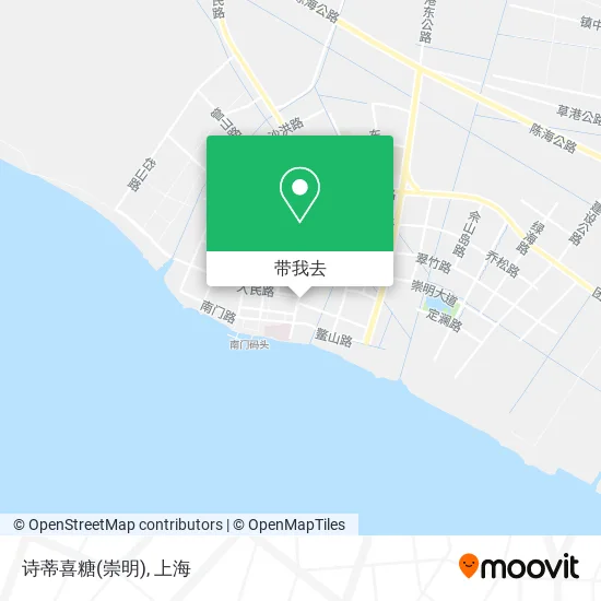 诗蒂喜糖(崇明)地图