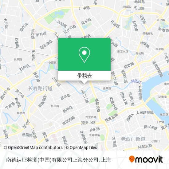 南德认证检测(中国)有限公司上海分公司地图