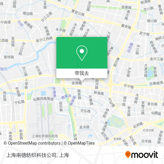 上海南德纺织科技公司地图