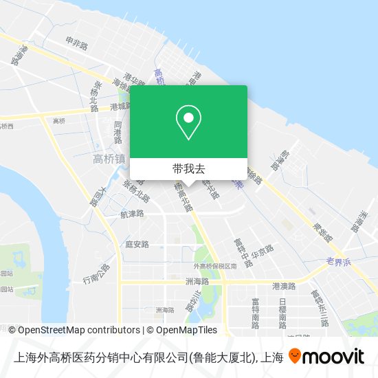 上海外高桥医药分销中心有限公司(鲁能大厦北)地图
