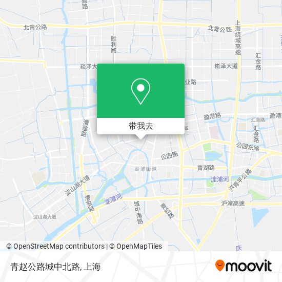 青赵公路城中北路地图