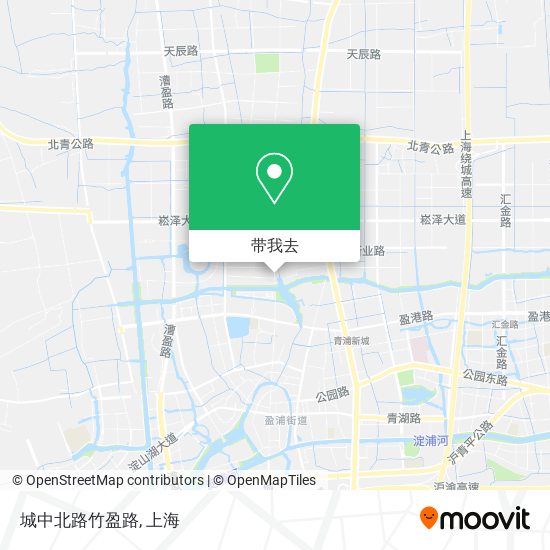 城中北路竹盈路地图