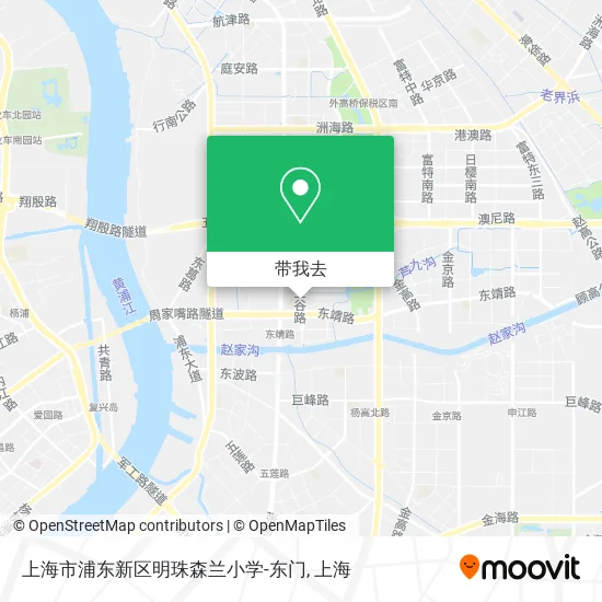 上海市浦东新区明珠森兰小学-东门地图