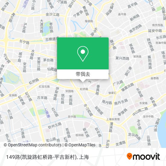 149路(凯旋路虹桥路-平吉新村)地图