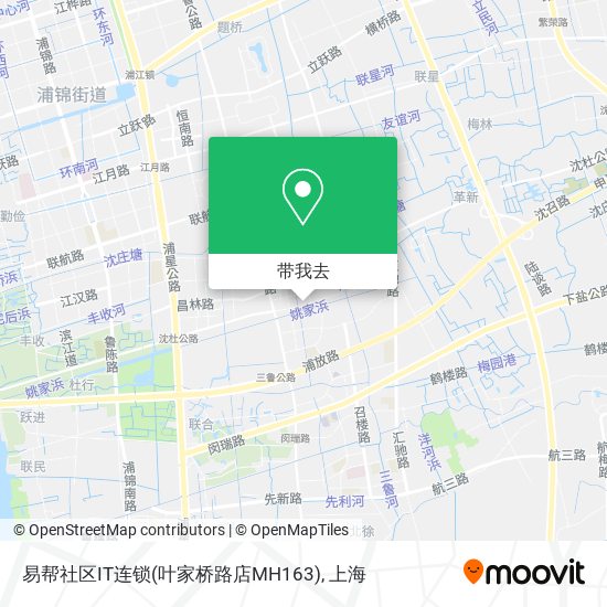 易帮社区IT连锁(叶家桥路店MH163)地图
