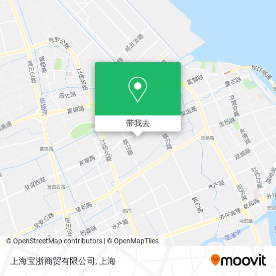 上海宝浙商贸有限公司地图