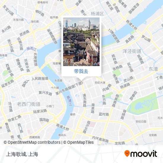 上海歌城地图