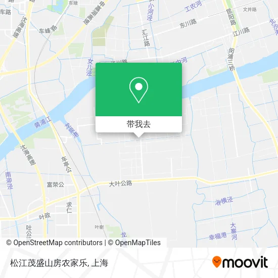 松江茂盛山房农家乐地图