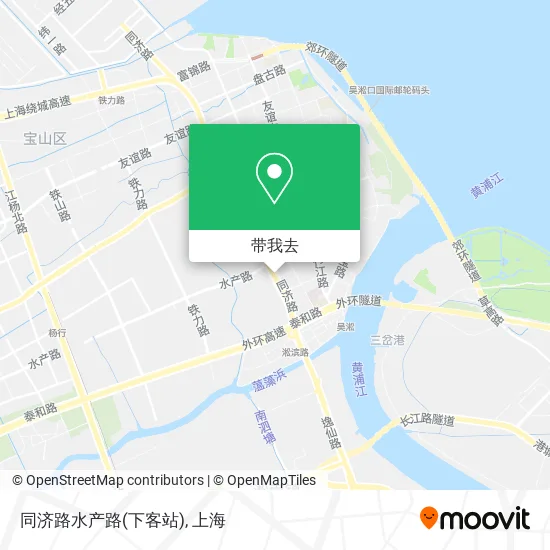 同济路水产路(下客站)地图