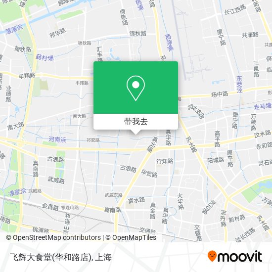 飞辉大食堂(华和路店)地图