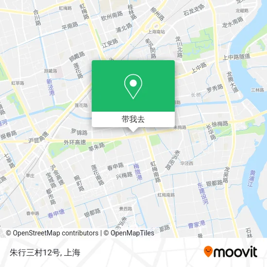 朱行三村12号地图