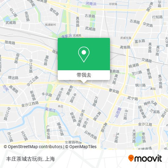 丰庄茶城古玩街地图