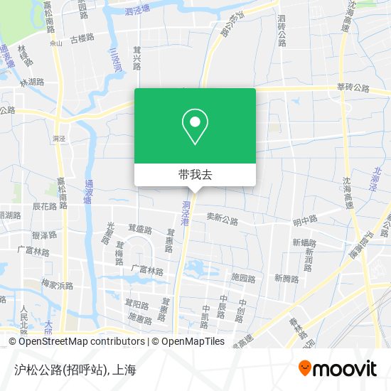 沪松公路(招呼站)地图