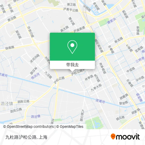 九杜路沪松公路地图