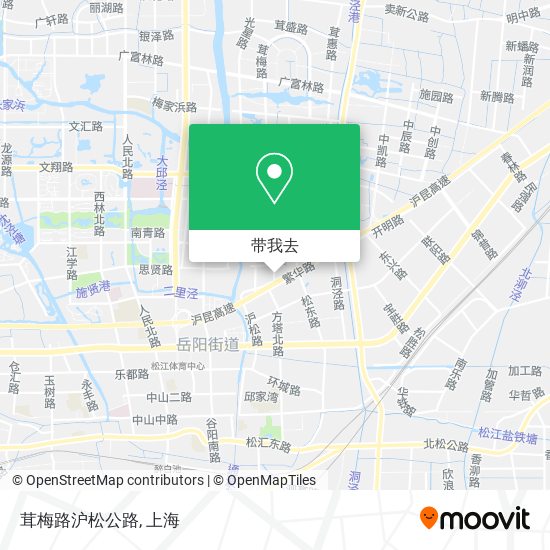茸梅路沪松公路地图