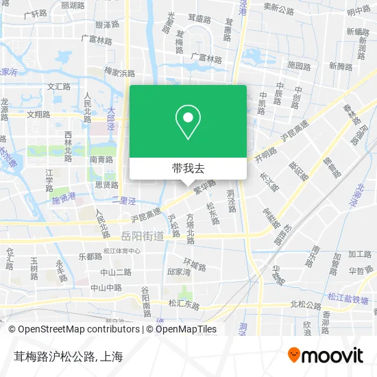茸梅路沪松公路地图