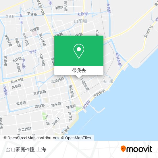 金山豪庭-1幢地图
