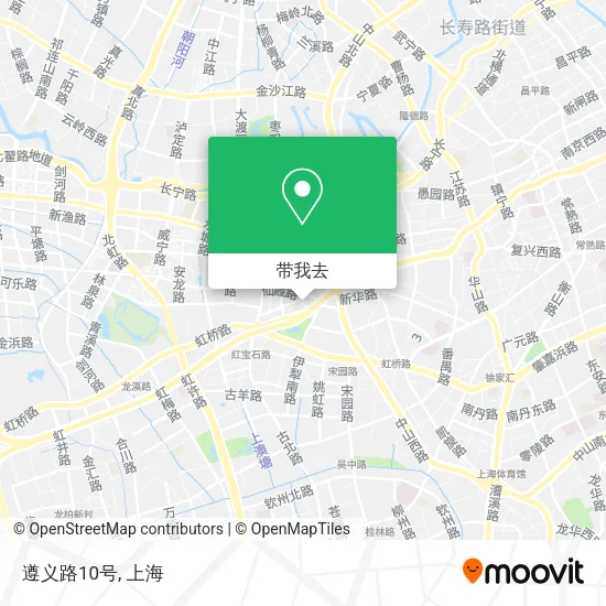 遵义路10号地图