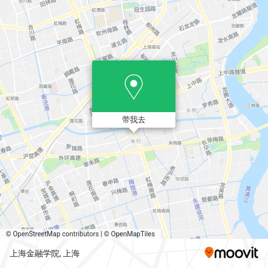 上海金融学院地图