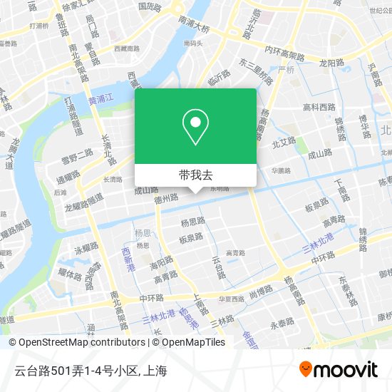 云台路501弄1-4号小区地图