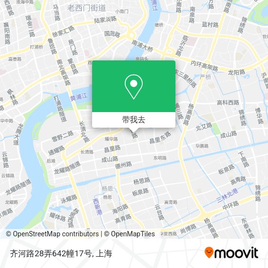 齐河路28弄642幢17号地图